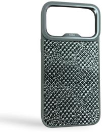 Чохол-накладка Apple iPhone 17 Pro Max Kajsa Glamorous Collection Complex Lizard Case Gray (009707-03)