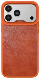 Чохол-накладка Apple iPhone 17 Pro Max/18 Pro Max Kajsa Glamorous Collection Crazy Horse Case Orange Plus (009717-04)