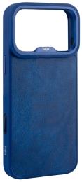 Чохол-накладка Apple iPhone 17 Pro/18 Pro Kajsa Glamorous Collection Crazy Horse Case Blue Plus (009716-06)