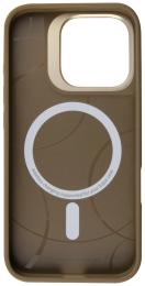 Чохол-накладка Apple iPhone 16 Pro Max Kajsa Glamorous Collection Crazy Horse Brown (010213-01)