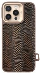 Чохол-накладка Apple iPhone 16 Pro Kajsa Glamorous Collection HerrinGBone back case Desert (009950-01)