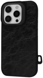 Чохол-накладка Apple iPhone 16 Pro Max Kajsa Glamorous Collection Metallic Glossy Pastry V.2 back case Black (009492-01)