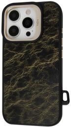 Чохол-накладка Apple iPhone 16 Pro Max Kajsa Glamorous Collection Metallic Glossy Pastry V.2 back case Gold (009492-02)