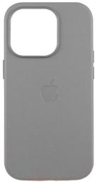 Чохол-накладка Apple iPhone 16 Pro Infinity Leather Case with MagSafe Light Gray (112274-3)