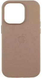 Чохол-накладка Apple iPhone 16 Pro Infinity Leather Case with MagSafe Taupe (112274-4)
