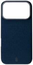 Чохол-накладка Apple iPhone 17 Pro WIWU DCC-208 Aramid Armor Black Blue (010122-02)