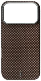 Чохол-накладка Apple iPhone 17 Pro WIWU DCC-208 Aramid Armor Black Gold (010122-01)