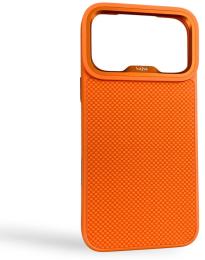 Чохол-накладка Apple iPhone 17 Pro Max Kajsa Glamorous Collection Mini Checkered Pattern back case Orange Plus (010197-01)
