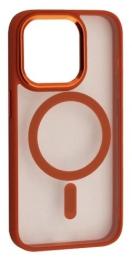 Чохол-накладка Apple iPhone 15 Pro Max Infinity CRISTAL GUARD MagSafe Orange (2000001670293)
