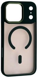 Чохол-накладка Apple iPhone 17 Pro Max Infinity CRISTAL GUARD MagSafe Dark Green (2000001670910)