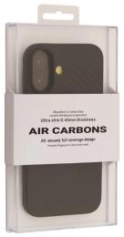 Чохол-накладка Apple iPhone 17 KzDoo Air Carbon Black (2000001643877)