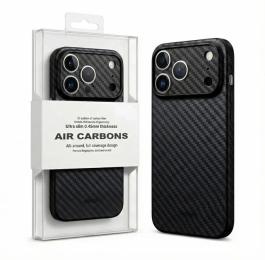 Чохол-накладка Apple iPhone 17 Pro KzDoo Air Carbon Black (2000001639412)