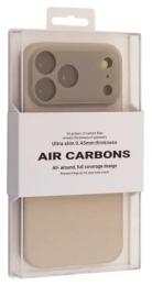 Чохол-накладка Apple iPhone 17 Pro KzDoo Air Carbon Titanium Gray (2000001639528)