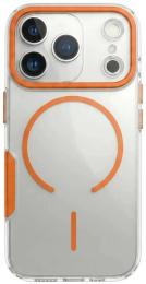 Чохол-накладка Apple iPhone 17 Pro Infinity Crystal Frame MagSafe Orange (2000001654866)