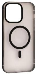 Чохол-накладка Apple iPhone 15 Pro Infinity DULERO Metal Clear MagSafe Case Black (2000001635858)