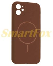 Чохол-накладка Apple iPhone 11 Infinity Silicone Case Full Camera Fine Ring MagSafe New Brown (2000001651896)