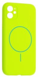 Чохол-накладка Apple iPhone 12 Infinity Silicone Case Full Camera Fine Ring MagSafe Emerald Green (2000001603314)