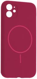 Чохол-накладка Apple iPhone 12 Infinity Silicone Case Full Camera Fine Ring MagSafe Manyue Red (2000001651964)