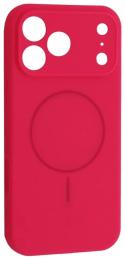 Чохол-накладка Apple iPhone 15 Pro Infinity Silicone Case Full Camera Fine Ring MagSafe Manyue Red (2000001652541)