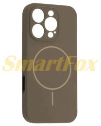 Чохол-накладка Apple iPhone 16 Infinity Silicone Case Full Camera Fine Ring MagSafe Titanium Gray (2000001652633)