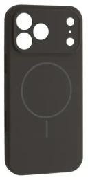 Чохол-накладка Apple iPhone 17 Infinity Silicone Case Full Camera Fine Ring MagSafe Charcoal Gray Black (2000001628263)