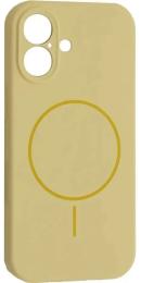 Чохол-накладка Apple iPhone 17 Infinity Silicone Case Full Camera Fine Ring MagSafe Desert Gold (2000001628201)