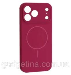 Чохол-накладка Apple iPhone 17 Pro Infinity Silicone Case Full Camera Fine Ring MagSafe Manyue Red (2000001628621)