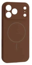 Чохол-накладка Apple iPhone 17 Pro Infinity Silicone Case Full Camera Fine Ring MagSafe New Brown (2000001628638)