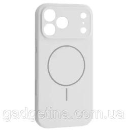 Чохол-накладка Apple iPhone 17 Pro Infinity Silicone Case Full Camera Fine Ring MagSafe White (2000001628690)
