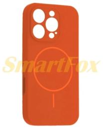 Чохол-накладка Apple iPhone 16 Infinity Silicone Case Full Camera Fine Ring MagSafe Orange (2000001652657)