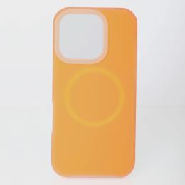 Чохол-накладка Apple iPhone 16 Pro Max Infinity Silicone Case Full Camera Fine Ring MagSafe Orange (2000001652756)