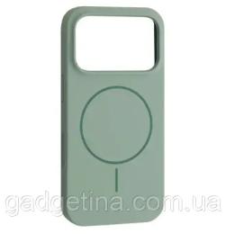 Чохол-накладка Apple iPhone 17 Pro Infinity Silicone Case with MagSafe Light Cyan (2000001642412)