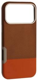 Чохол-накладка Apple iPhone 17 Infinity Two different leather Case MagSafe Brown (2000001653050)