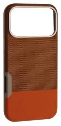 Чохол-накладка Apple iPhone 17 Pro Infinity Two different leather Case MagSafe Brown (2000001653098)