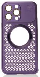 Чохол-накладка Apple iPhone 14 Pro Max Infinity AROMA PERFORATED METAL with MagSafe Violet (2000000375540)