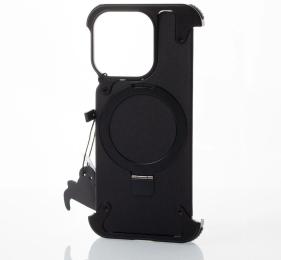 Чохол-накладка Apple iPhone 14 Pro Max Infinity LEATHER METAL FRAME with MagSafe Black (2000000375694)