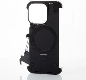 Чохол-накладка Apple iPhone 15 Pro Infinity LEATHER METAL FRAME with MagSafe Black (2000000375700)
