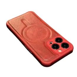 Чохол-накладка Apple iPhone 12/12 Pro Infinity Lux Colors with MagSafe Red (2000000394435)
