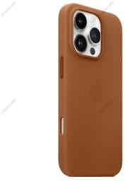 Чохол-накладка Apple iPhone 16 Pro Infinity Two different leather Case MagSafe Brown (2000001652930)