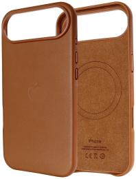 Чохол-накладка Apple iPhone 17 Air Infinity Two different leather Case MagSafe Brown (2000001653012)