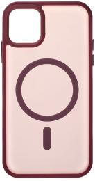 Чохол-накладка Apple iPhone 11 Infinity MATTE with MagSafe Burgundy (2000000357201)
