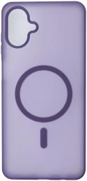 Чохол-накладка Samsung Galaxy A07 Infinity SOFT MATTE with MagSafe Dark Purple (2000000421865)