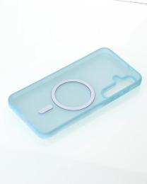 Чохол-накладка Samsung Galaxy S24 Plus/S25 Plus Infinity SOFT MATTE with MagSafe Light Blue (2000000422244)