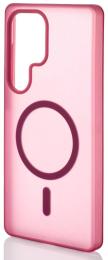 Чохол-накладка Samsung Galaxy S24 Ultra Infinity SOFT MATTE with MagSafe Cherry Red (2000000422534)