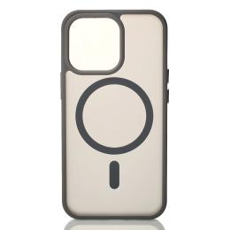 Чохол-накладка Apple iPhone 12 Pro Infinity MATTE with MagSafe Titanium Black (2000000396873)