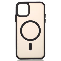 Чохол-накладка Apple iPhone 12 Infinity MATTE with MagSafe Сlassic Black (2000000357270)