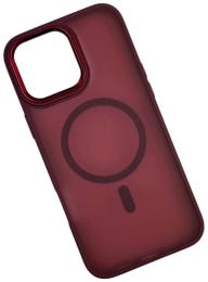 Чохол-накладка Apple iPhone 13 Pro Max Infinity MATTE with MagSafe Burgundy (2000000357621)