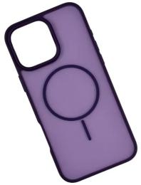 Чохол-накладка Apple iPhone 13 Pro Max Infinity MATTE with MagSafe Dark Purple (2000000357607)