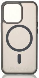 Чохол-накладка Apple iPhone 13 Pro Infinity MATTE with MagSafe Titanium Black (2000000396866)