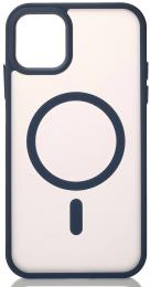 Чохол-накладка Apple iPhone 14 Infinity MATTE with MagSafe Dark Blue (2000000357737)